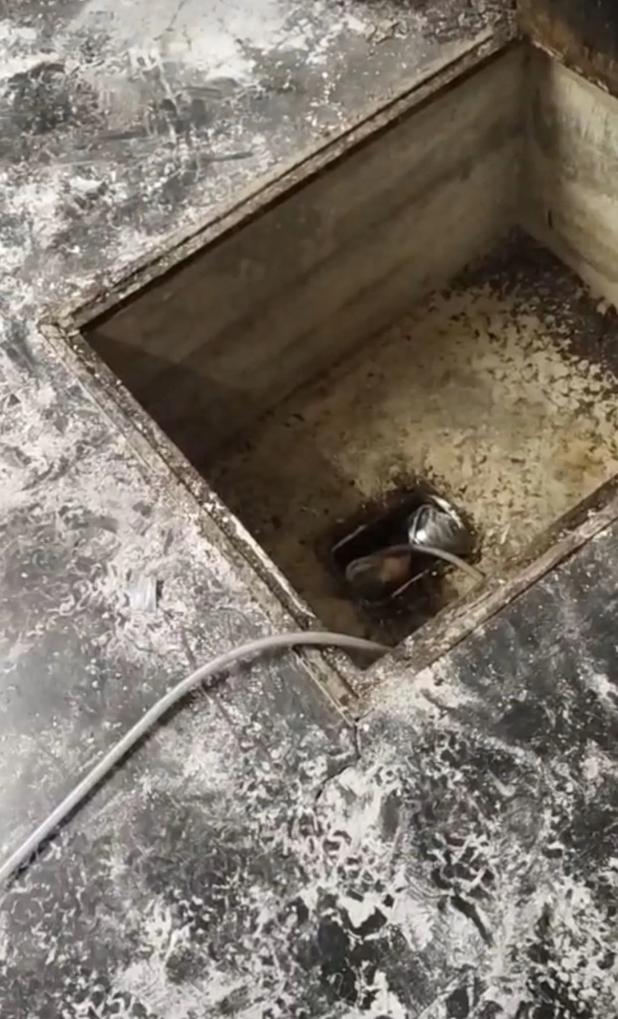 Illustration eines verstopften Abflusses