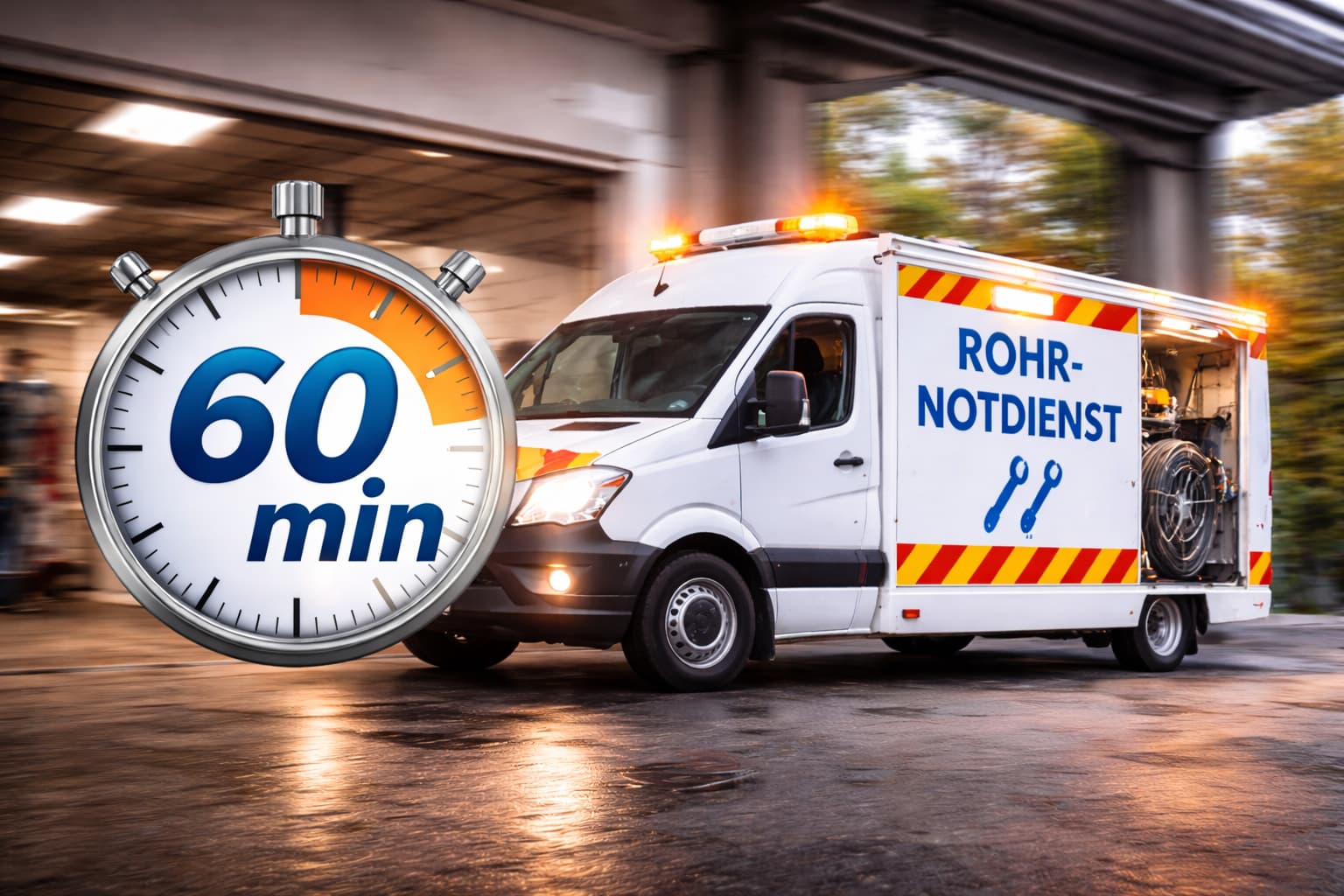 Notfall-Abflussreinigungsdienst