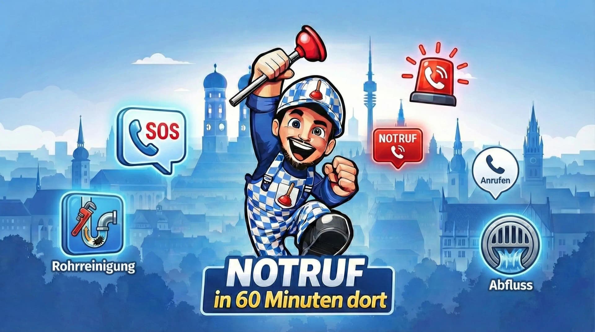 Notklempner im Einsatz