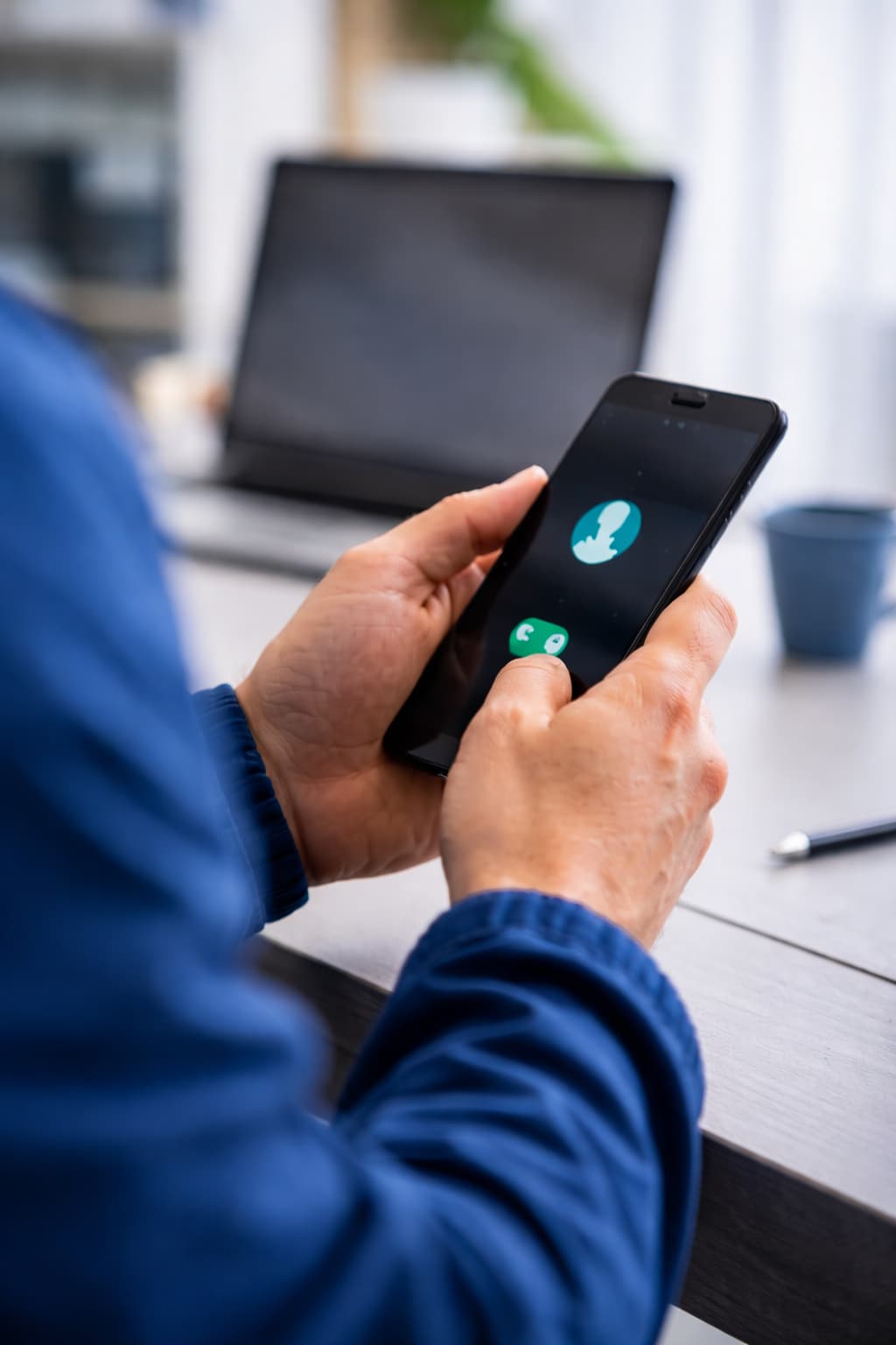 Kontaktsymbol oder -illustration